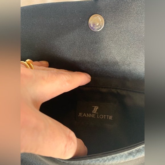 VINTAGE JEANNE LOTTIE SATIN COCKTAIL 🍸 PURSE - Picture 6 of 11